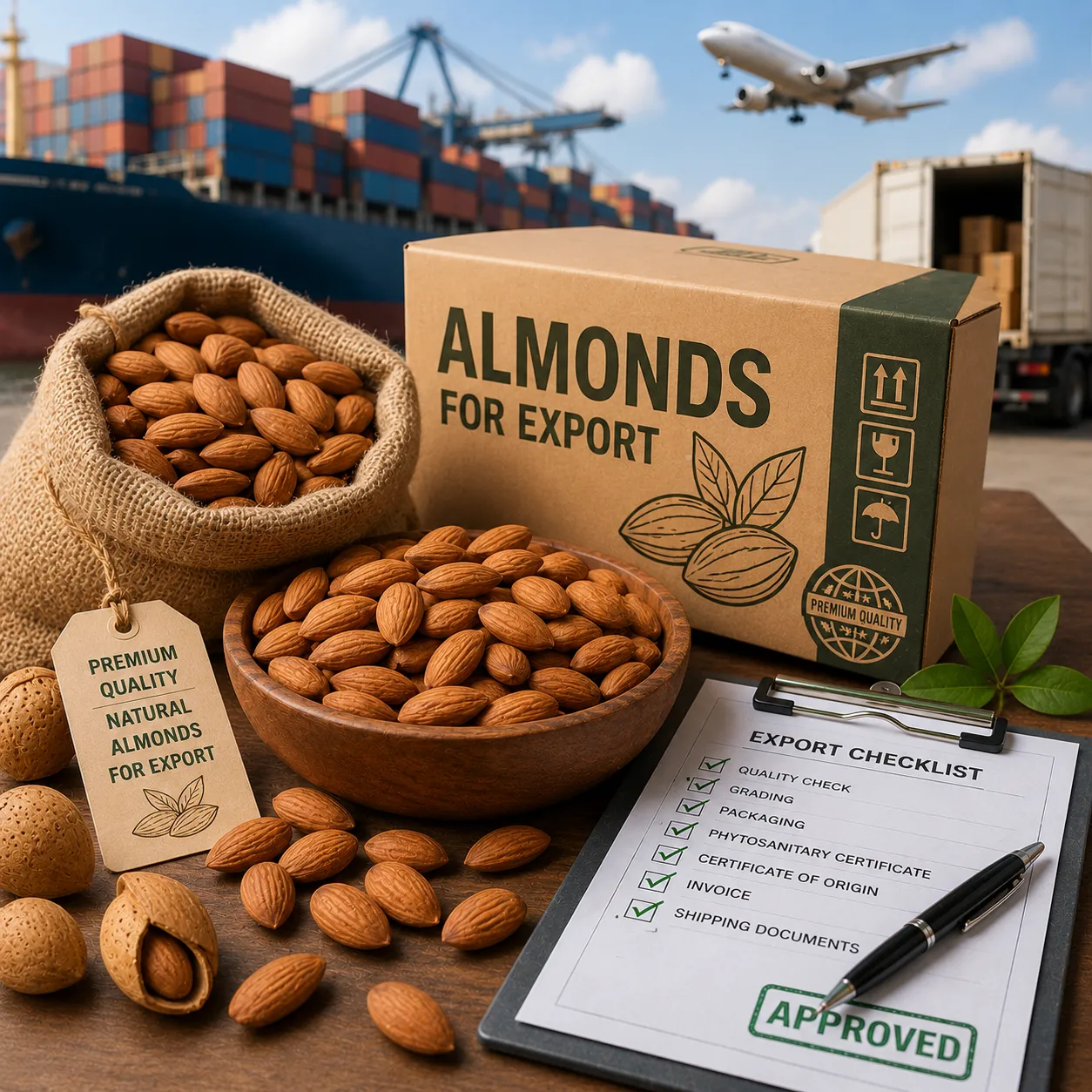 Premium Export Almonds