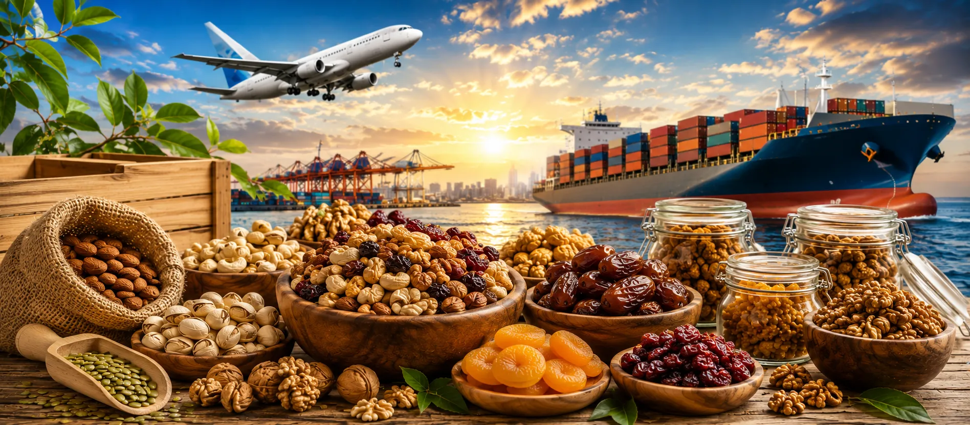 Dry Fruits and Seafood Exporter India